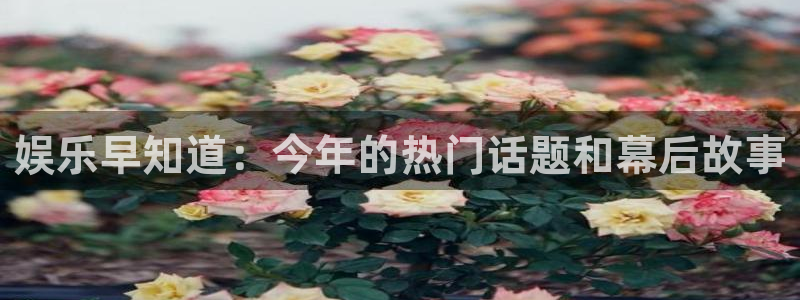 PG电子2注册：娱乐早知道：今年的热门话题和幕后故事
